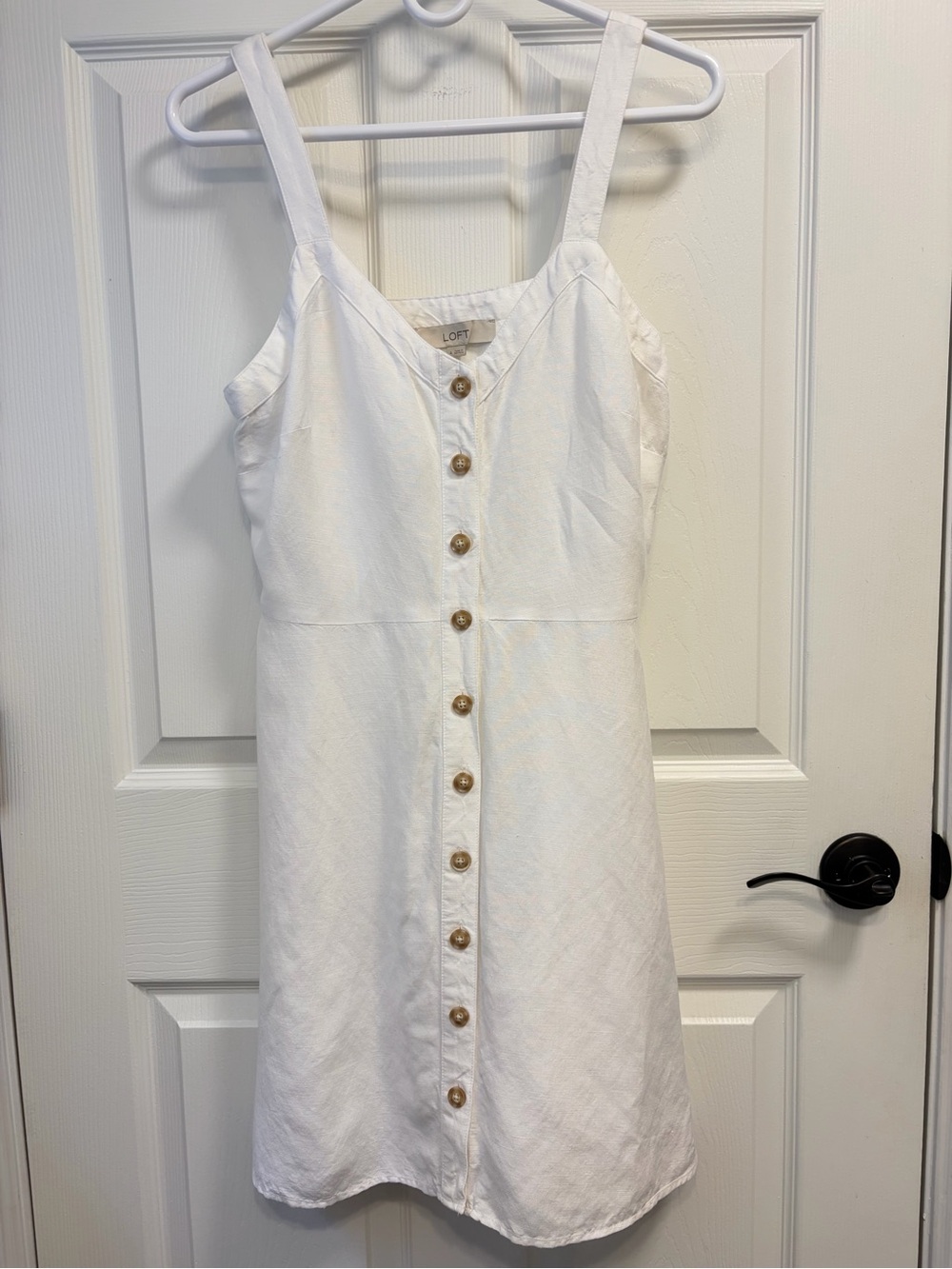 LOFT linen blend dress sz 4